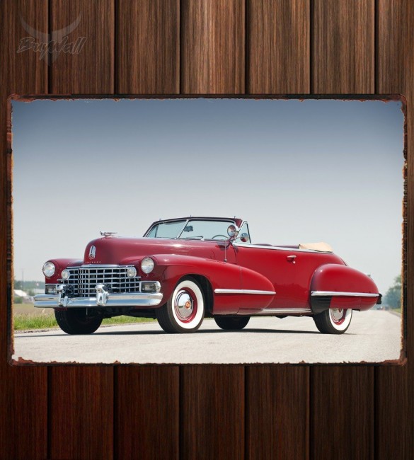 Металлическая табличка Cadillac Sixty-Two Convertible 080 Металлическая табличка Cadillac Sixty-Two Convertible 080